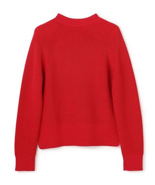 BEIGE， HELIODOR / スポンディッシュマリンボタンニット Red