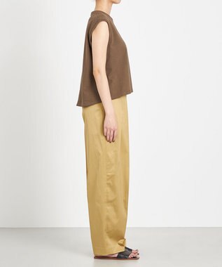 NAVE 【Nave　洗える】クリアジャージー ノースリーブ カーキ系