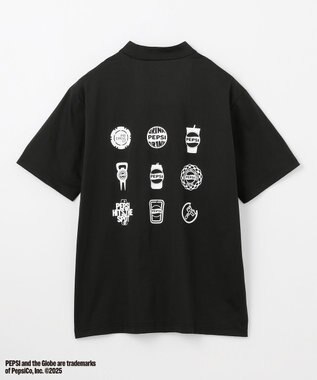 PW CIRCULUS 〈Pepsiコラボ〉【UNISEX】Pepsi 9-LOGO モックネックT ブラック系