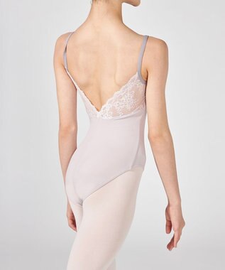 Chacott キャミソールレオタード グレイッシュローズ