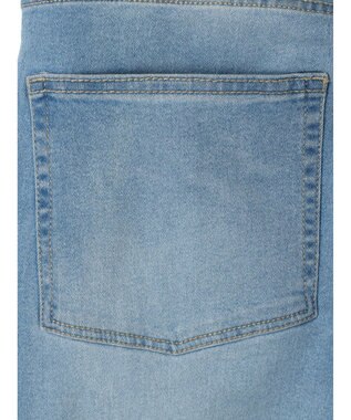 Green Parks ＧＵＭストレッチセンター切替テーパードデニムパンツ Light Blue