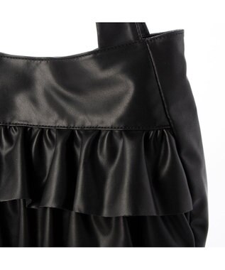 UNBILLION カシュカシュ cachecache / フリルトートバッグ ブラック