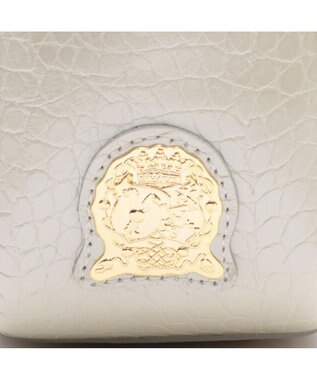 A.D.M.J. 【牛革】クロコ型押し ボストン28cm WHP