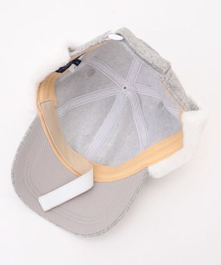 23区GOLF 【WOMEN】耳当て付きキャップ ライトグレー系