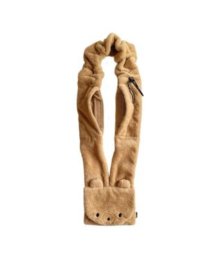 ROOTOTE 1275【マフラー＆サコッシュ】SC.マフ・ルー.アニマル-A 01：クマ