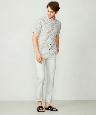 JOSEPH ABBOUD 【キングサイズ・撥水加工】オーガニックコットン ハイパワーストレッチ　パンツ ライトグレー系