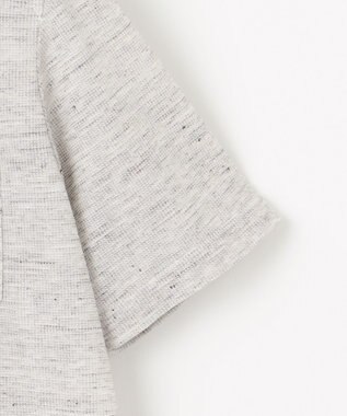 JOSEPH ABBOUD 【吸水速乾/軽量】リネンTOPピケ ポロシャツ ライトグレー系