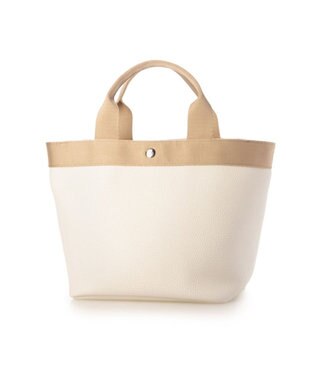 UNBILLION カシュカシュ cachecache / シュリンク舟型2wayトート アイボリー