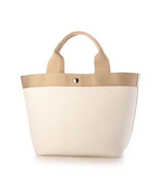 UNBILLION カシュカシュ cachecache / シュリンク舟型2wayトート アイボリー