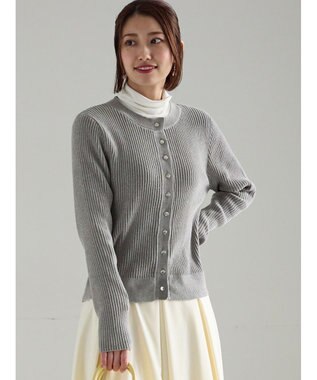 Te chichi モールリブカーディガン