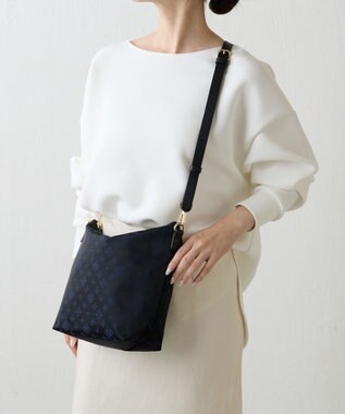 russet レザーショルダーベルト(CE-1651) Black