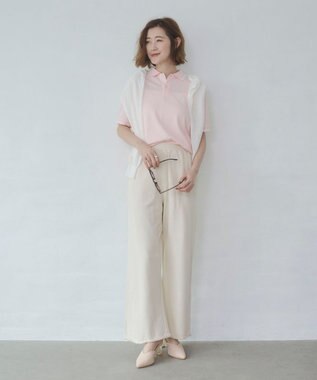 WEGO 【26年春夏新カラー登場/ユニセックス着用ITEM/SMLサイズ展開】U.S. POLO ASSN.別注ラインポロシャツ ライトピンク