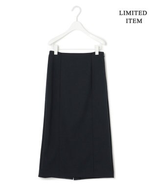 ICB 【WEB限定・洗える】AirJersey スカート ブラック系