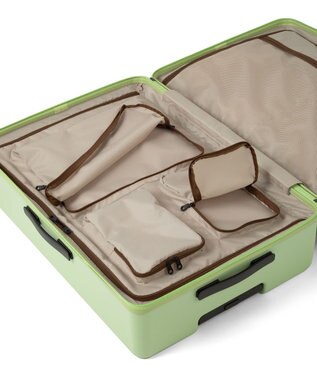 ACE BAGS & LUGGAGE ACE ベベル スーツケース 92L 7~10泊 ドリンクホルダー付き 05683 エース グリーン