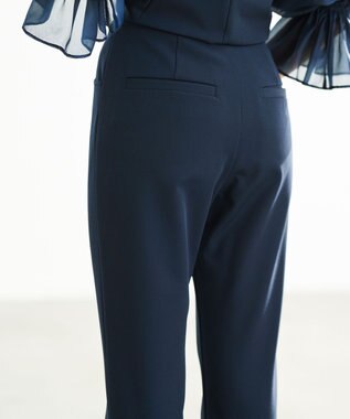 #Newans ストレッチタイトシルエットパンツ ネイビー