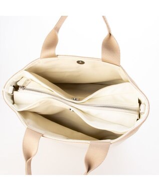 UNBILLION カシュカシュ cachecache / シュリンク舟型2wayトート アイボリー