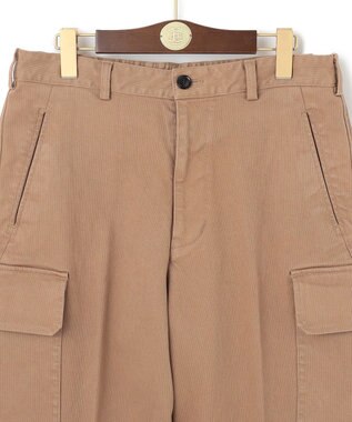 J.PRESS MEN コットンピケストレッチ カーゴパンツ ベージュ系