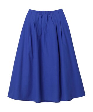 Green Parks 綿麻混フレアスカート Black