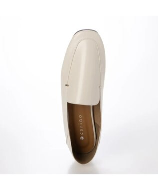 MODE ET JACOMO <carino>スクエアトゥフラットシューズ アイボリー