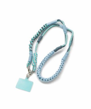 TOPKAPI 【TREASURE TOPKAPI】パラコード編み スマホ ショルダー ストラップ ブルー