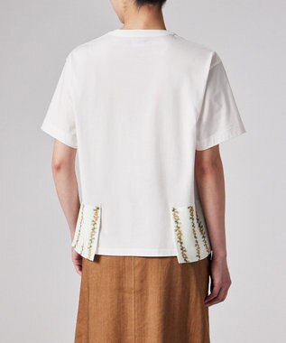 Paul Smith プリント コンビネーション 半袖Tシャツ ホワイト