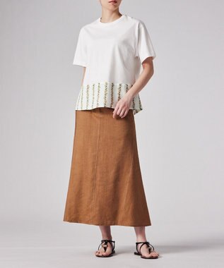 Paul Smith プリント コンビネーション 半袖Tシャツ ホワイト