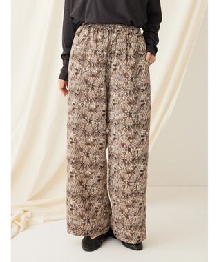 CRAFT STANDARD BOUTIQUE アソートプリント　柄イージーパンツ B