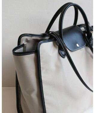 MORROW by thank 新色追加！【A4サイズ収納可/軽量】NYC BAG 2way バッグ ベージュXブラック