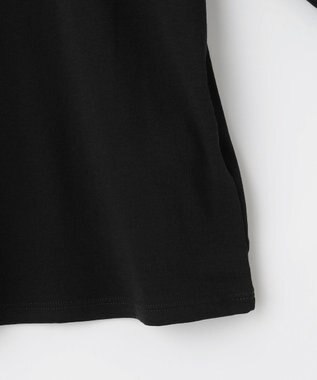 23区 L 【見上愛さん着用/LEE10月号掲載】レイヤードタートル カットソー ブラック系