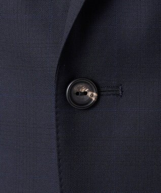 GOTAIRIKU 【Loro Piana Fabric】365 通年スーツ(ネイビー×格子) ネイビー系4