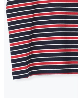 Te chichi マルチボーダーTシャツ ネイビー