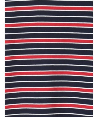 Te chichi マルチボーダーTシャツ ネイビー