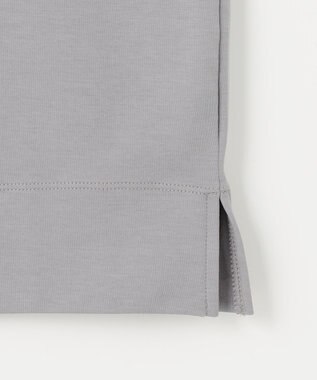 ANY L シルケットスムースジャガードスリーブプルオーバー グレー