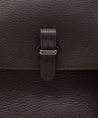 GOTAIRIKU 別注/日本製【PELLE MORBIDA×GOTAIRIKU】レザー フラップトートバッグ ダークブラウン系