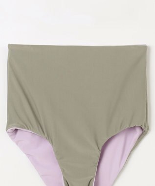 NAVE ハイウエストボトム カーキ系8