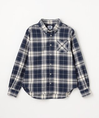 J.PRESS KIDS 【140-170cm】ビッグチェック シャツ ネイビー系4