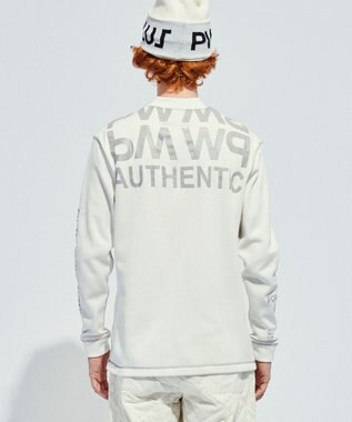 PW CIRCULUS 【裏起毛/防寒】【MEN】ステッチポイント モックネック ホワイト系