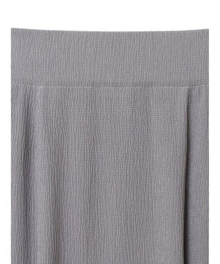 earth music&ecology ＳＥＴ２点バックリボンブラウス＋フレアスカート Gray