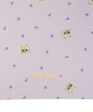 MOONBAT 【 遮光率100％/遮熱/UV】PAUL&JOE ACCESSOIRES(ポール&ジョー) 晴雨兼用日傘 ジプシー ネコ 長傘 ライトパープル