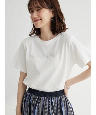 Green Parks ・ＲＡＹ　ＣＡＳＳＩＮ　パールドットロゴＴシャツ Off White