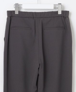 J.PRESS LADIES 【洗える】PLAIN WEAVE トロ  テーパード パンツ スレート系