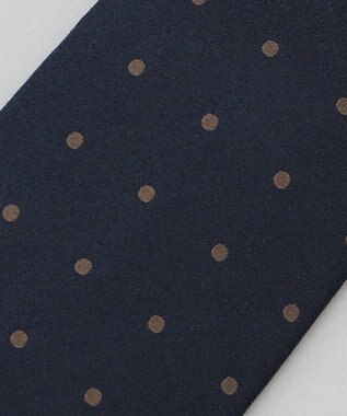 GOTAIRIKU GOTAIRIKU別注【日本製】シルク ネクタイ_ドット柄 ネイビー系8