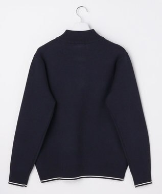 23区GOLF 【MEN】ロゴグラフィックもちもちニット ネイビー系