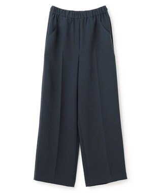 JOSEPH 【洗える】ダブルクレープ　ワイドトラウザーズ Navy