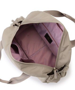 TOCCA 【WEB＆一部店舗限定】【一部カラー撥水・A4サイズ対応】AMIRARE NYLON BOSTON L ボストンバッグ ベージュ系