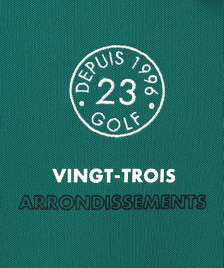 23区GOLF 【WOMEN】ベアカノコ 半袖ポロシャツ グリーン系