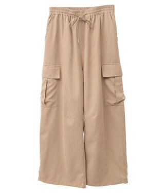 Green Parks ピーチ起毛カーゴパンツ Camel