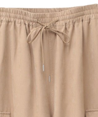 Green Parks ピーチ起毛カーゴパンツ Camel