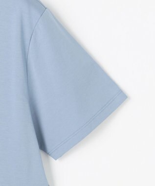 自由区 S ツイストディテール Tシャツ ブルーグレー