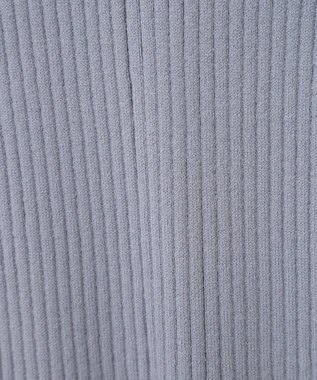 earth music&ecology 襟レースニットワンピース Sax